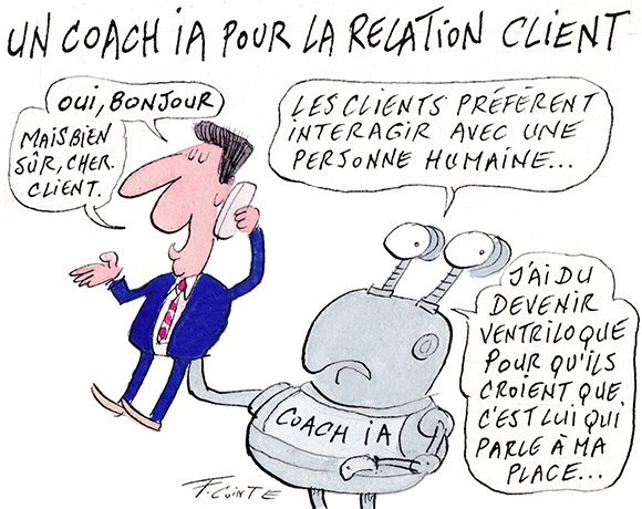 Dessin: Ringover lance une IA qui coache les commerciaux et le support